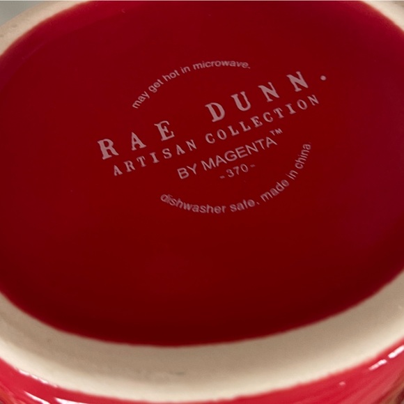 Rae Dunn Valentine’s Day Love Heart Sweetheart Red Ceramic Coffee Mug NWT - Picture 5 of 5